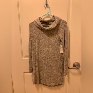 Nine Britton Matby Cowl Neck Hacci Knit Dress